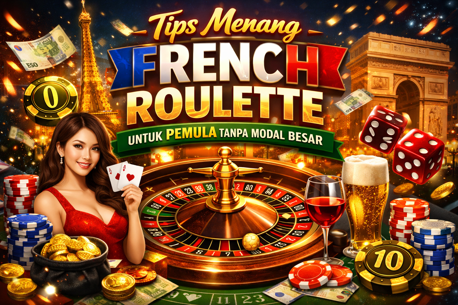 Tips Menang French Roulette untuk Pemula Tanpa Modal Besar