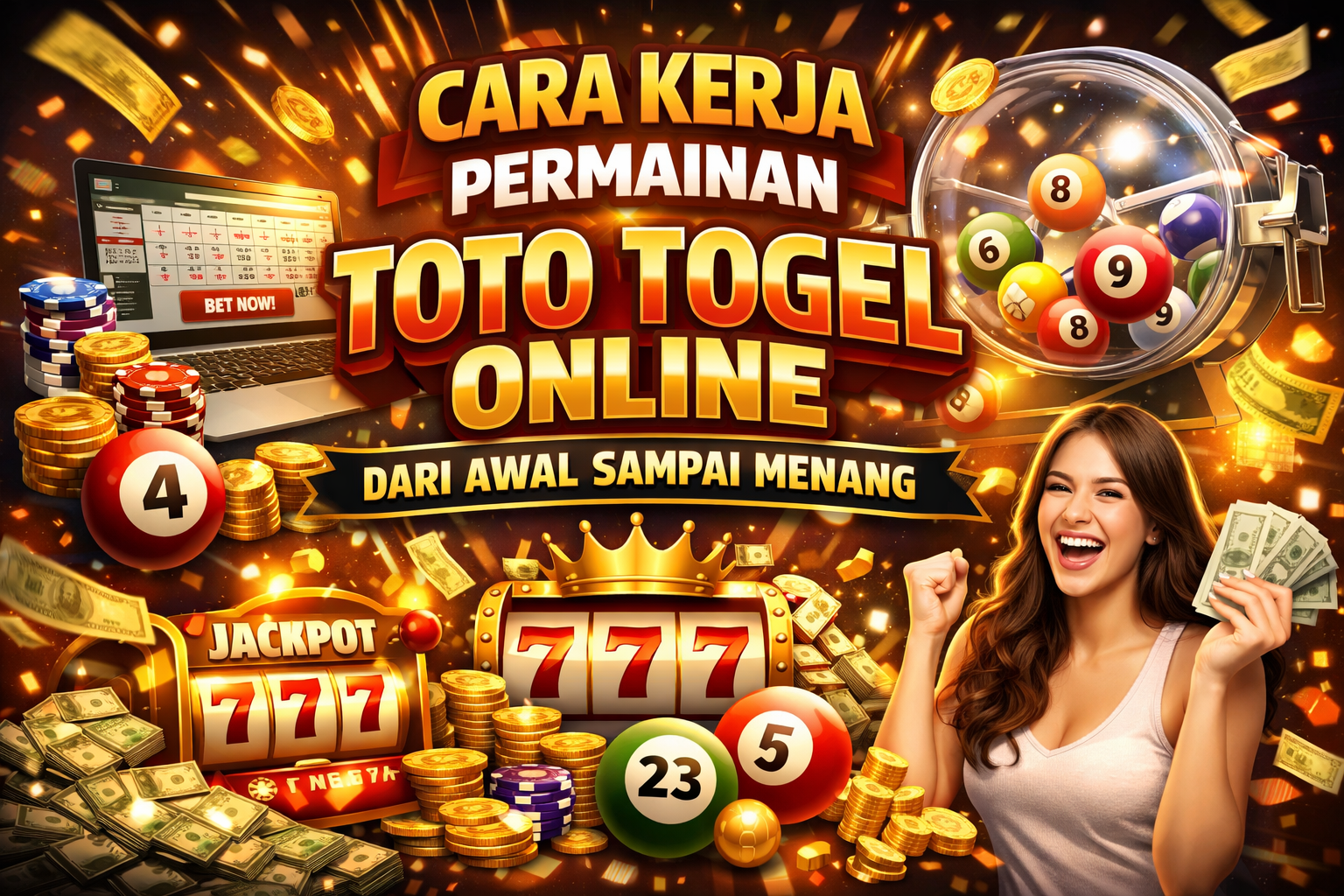 Cara Kerja Permainan Toto Togel Online dari Awal Sampai Menang