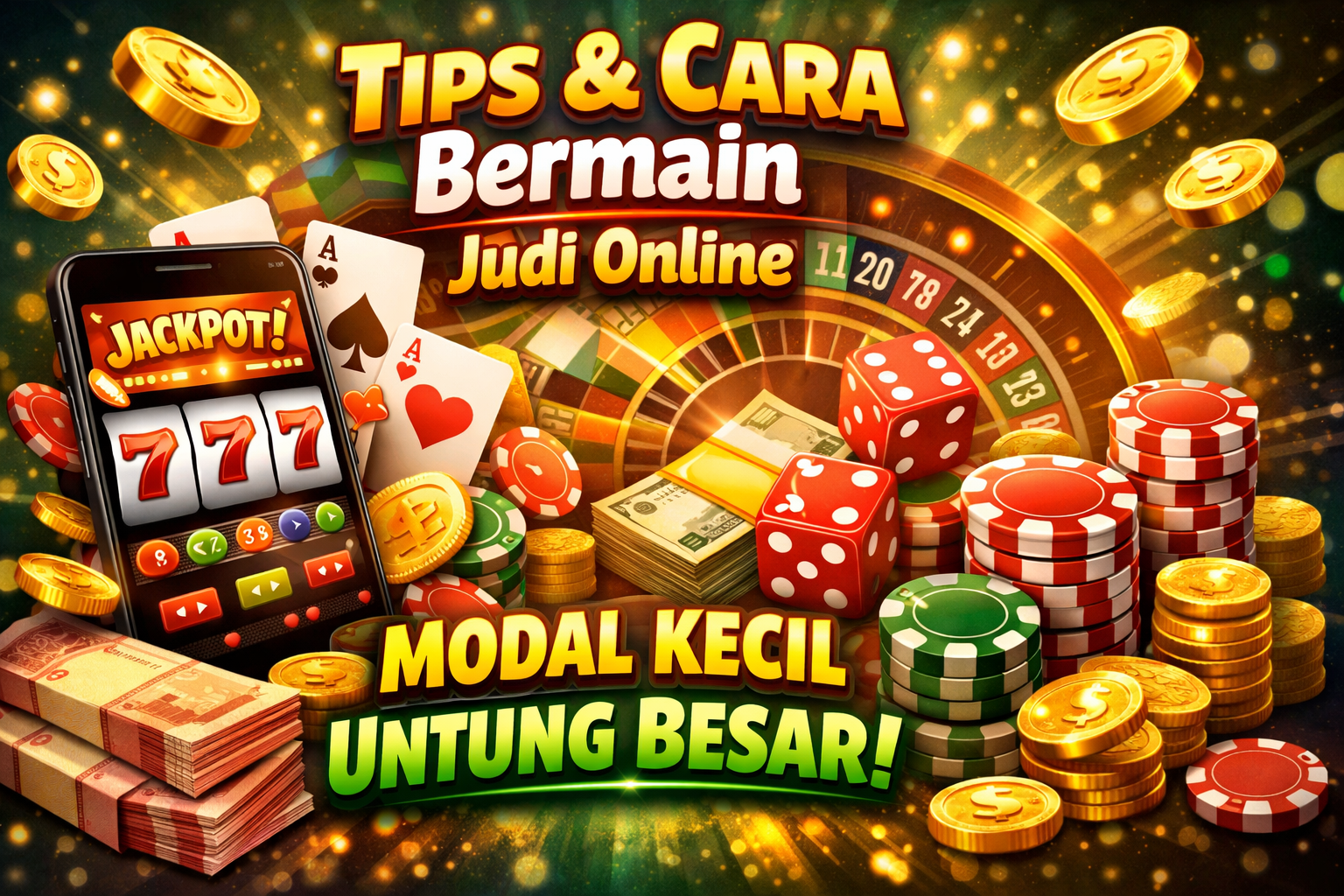 Tips dan Cara Bermain Judi Online dengan Modal Kecil Tapi Untung Besar
